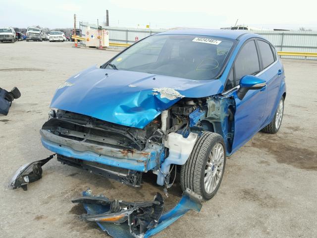 3FADP4FJ2EM110269 - 2014 FORD FIESTA TIT BLUE photo 2