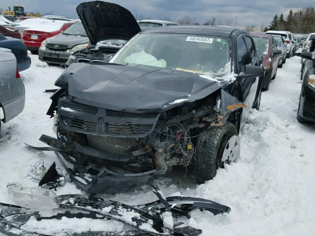 1B3LC46B79N553167 - 2009 DODGE AVENGER SE BLACK photo 2