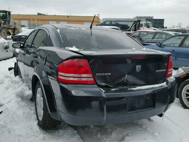 1B3LC46B79N553167 - 2009 DODGE AVENGER SE BLACK photo 3