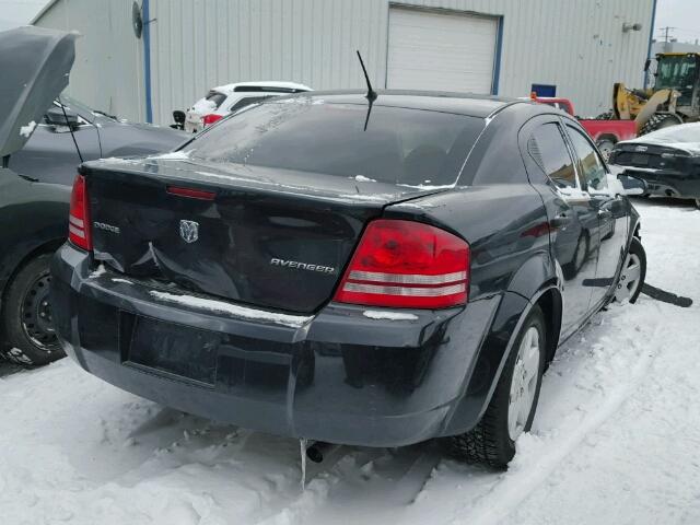 1B3LC46B79N553167 - 2009 DODGE AVENGER SE BLACK photo 4