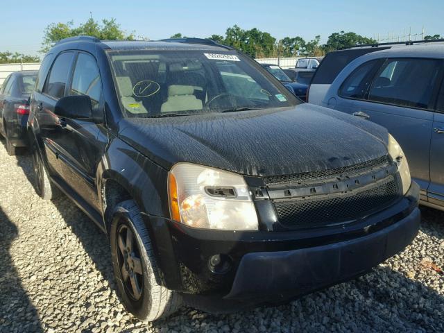 2CNDL63F166043740 - 2006 CHEVROLET EQUINOX LT BLACK photo 1