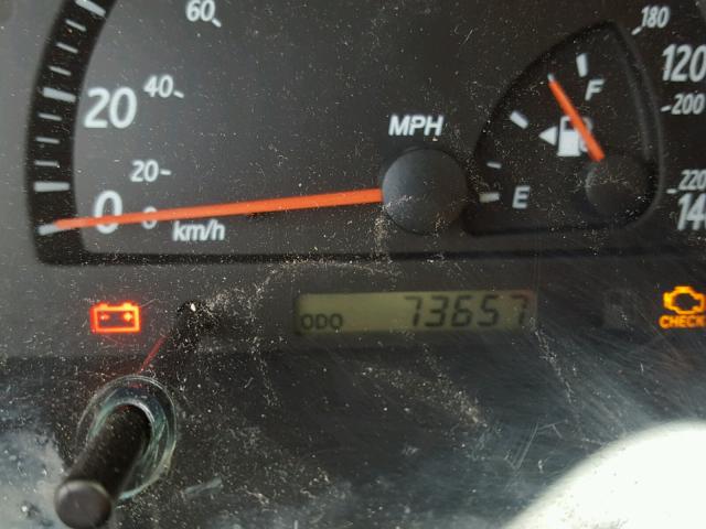 4T1BE30K04U919407 - 2004 TOYOTA CAMRY LE ნაცრისფერი ფოტო 8