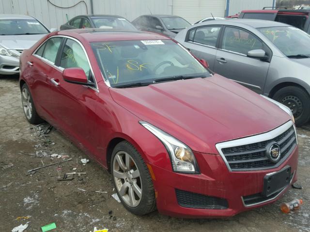 1G6AA5RA7D0124673 - 2013 CADILLAC ATS BURGUNDY photo 1