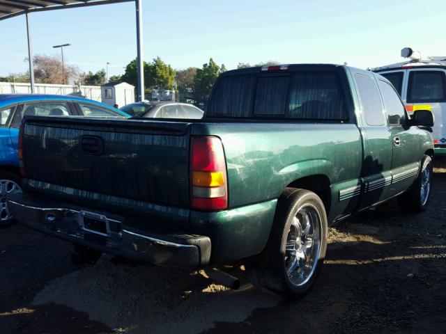 2GCEC19T9X1273355 - 1999 CHEVROLET SILVERADO GREEN photo 4