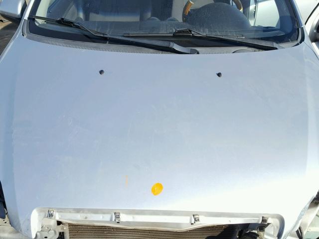 KL1TD56637B151978 - 2007 CHEVROLET AVEO BASE Күміс фото 7