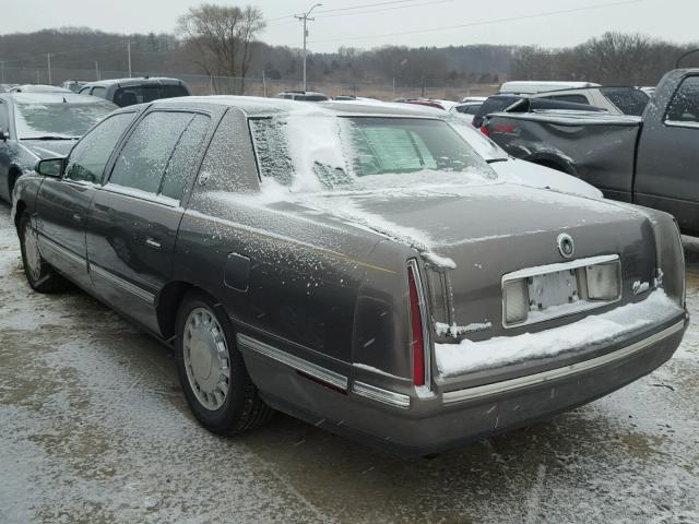 1G6KD54Y2XU795990 - 1999 CADILLAC DEVILLE GRAY photo 3