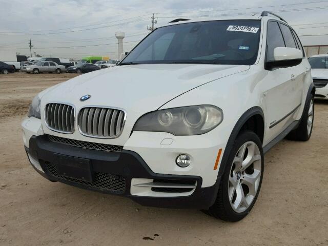 5UXFE83569L169919 - 2009 BMW X5 XDRIVE4 WHITE photo 2