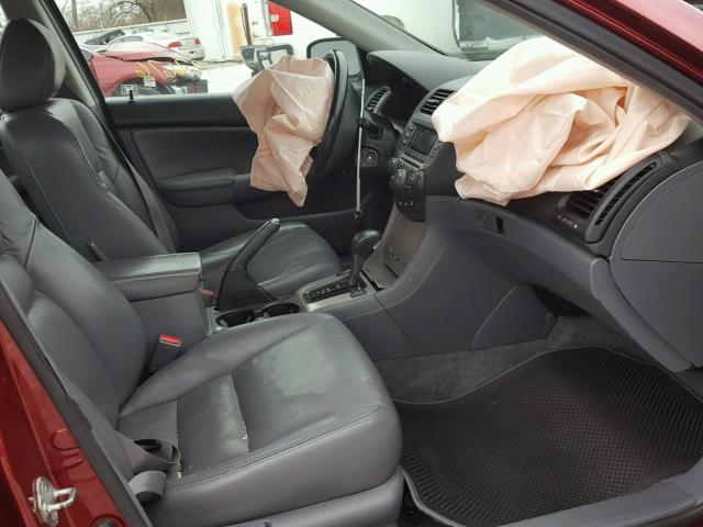 1HGCM56826A068476 - 2006 HONDA ACCORD EX RED photo 5