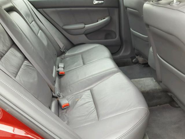 1HGCM56826A068476 - 2006 HONDA ACCORD EX RED photo 6