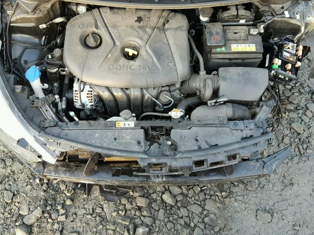 KNAFK4A62G5554438 - 2016 KIA FORTE LX BLACK photo 7