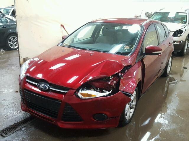 1FADP3K27DL378775 - 2013 FORD FOCUS SE MAROON photo 2