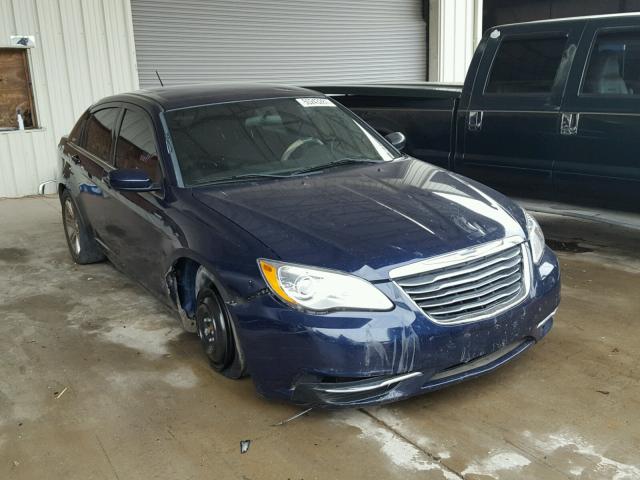 1C3CCBAB2DN698141 - 2013 CHRYSLER 200 LX BLUE photo 1