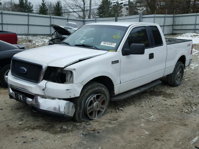 1FTPX14527FB71460 - 2007 FORD F150 WHITE photo 2