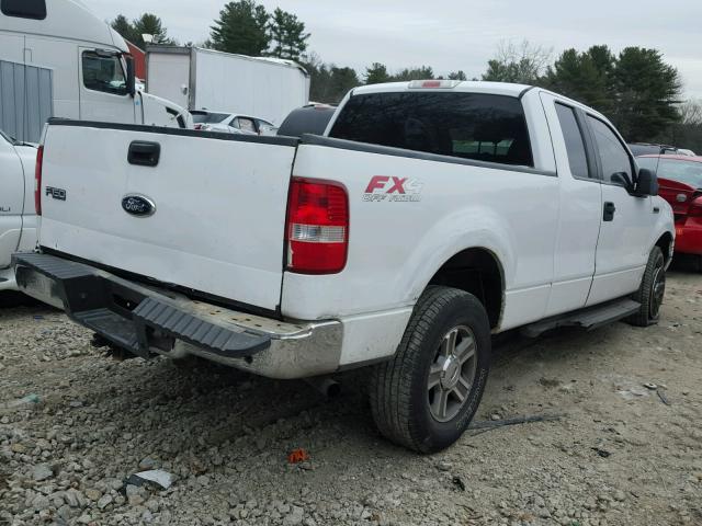 1FTPX14527FB71460 - 2007 FORD F150 WHITE photo 4