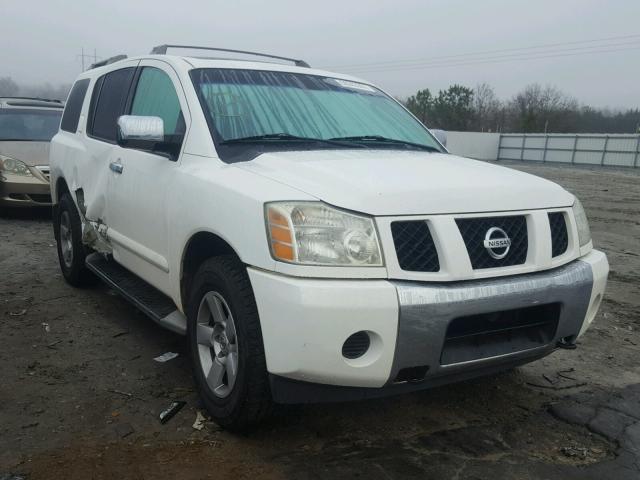 5N1AA08B64N742737 - 2004 NISSAN ARMADA SE WHITE photo 1