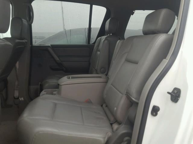 5N1AA08B64N742737 - 2004 NISSAN ARMADA SE WHITE photo 6