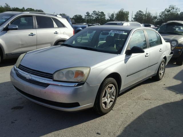 1G1ZS52F25F126163 - 2005 CHEVROLET MALIBU SILVER photo 2