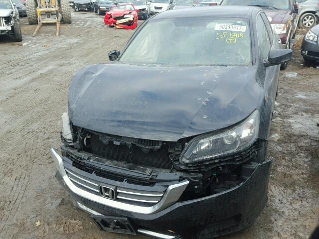 1HGCR2F33FA073366 - 2015 HONDA ACCORD LX BLACK photo 2