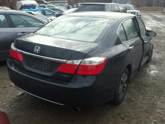 1HGCR2F33FA073366 - 2015 HONDA ACCORD LX BLACK photo 4