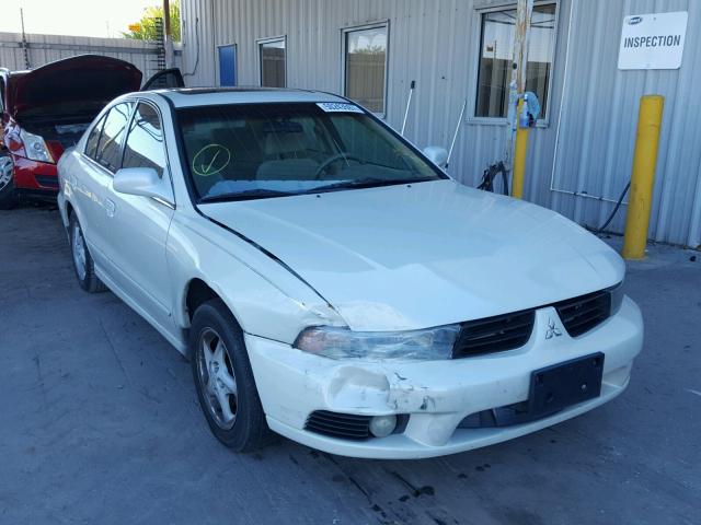 4A3AA46G03E207814 - 2003 MITSUBISHI GALANT ES WHITE photo 1