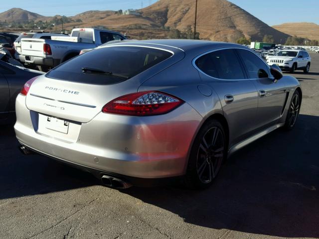 WP0AB2A76AL062637 - 2010 PORSCHE PANAMERA S SILVER photo 4