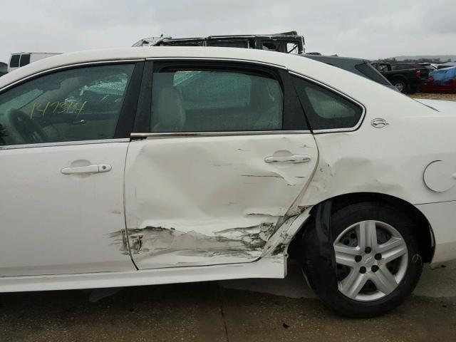 2G1WB57K491149319 - 2009 CHEVROLET IMPALA LS WHITE photo 9