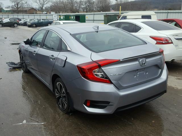19XFC1F31HE006045 - 2017 HONDA CIVIC EX ნაცრისფერი ფოტო 3