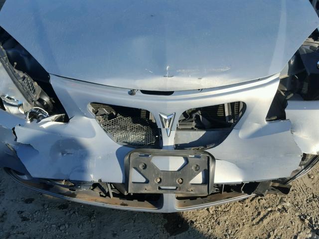 1G2ZH17N274237054 - 2007 PONTIAC G6 GT SILVER photo 9