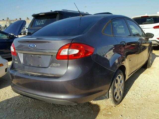 3FADP4BJ0DM223755 - 2013 FORD FIESTA SE PURPLE photo 4