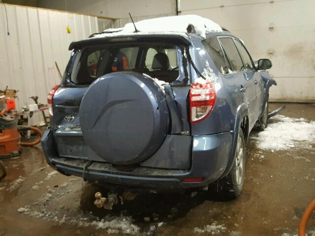 JTMBF31V09D006843 - 2009 TOYOTA RAV4 LIMIT BLUE photo 4