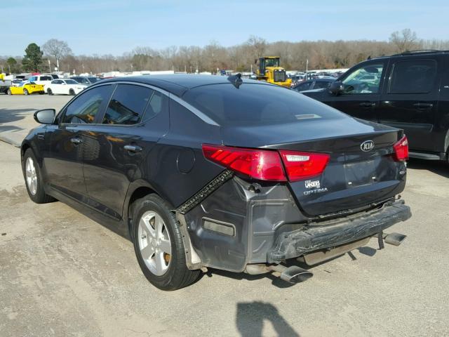 5XXGM4A70FG477153 - 2015 KIA OPTIMA LX GRAY photo 3