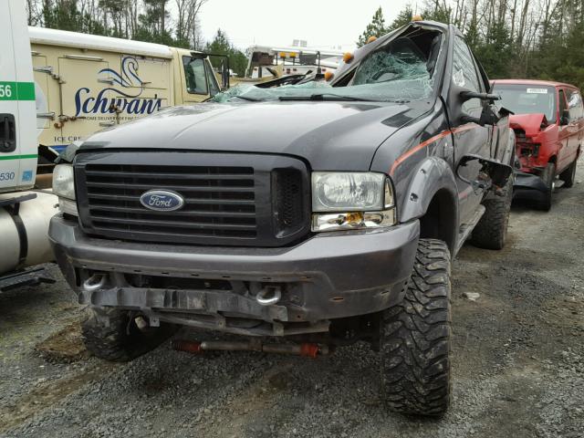 1FTSW31P44EC30749 - 2004 FORD F350 SRW S CHARCOAL photo 2