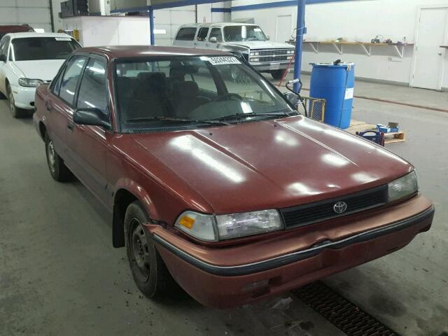 1NXAE94A3MZ225004 - 1991 TOYOTA COROLLA DL MAROON photo 1