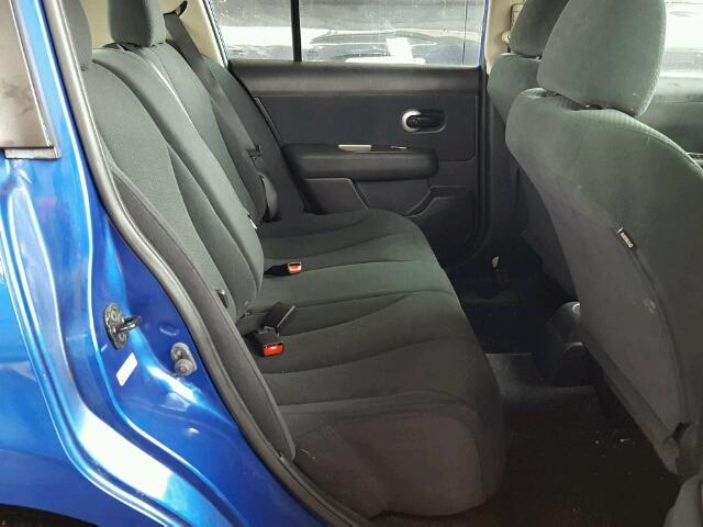 3N1BC1CP9CK250609 - 2012 NISSAN VERSA S BLUE photo 6