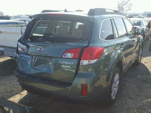 4S4BRBKC9C3263815 - 2012 SUBARU OUTBACK 2. GREEN photo 4