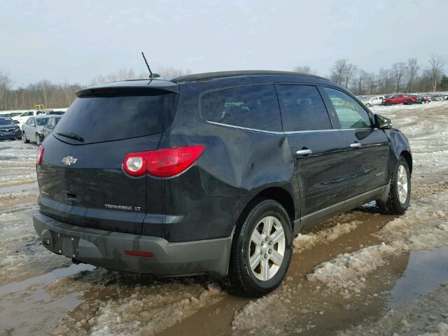 1GNER23D69S164030 - 2009 CHEVROLET TRAVERSE L BLACK photo 4