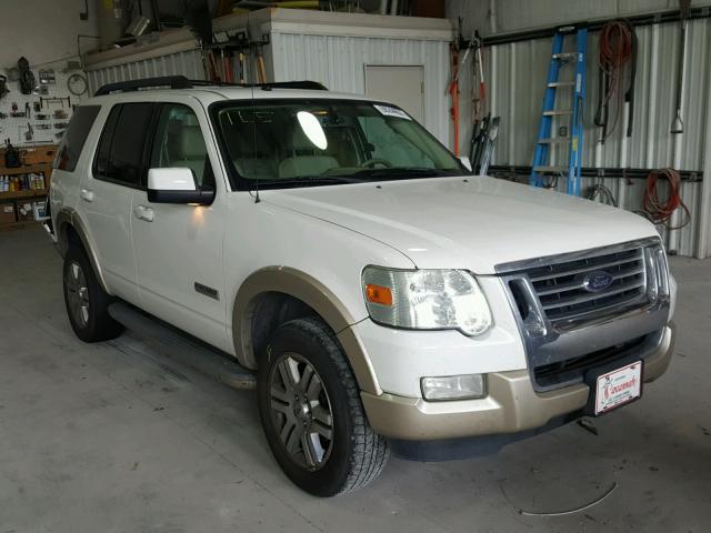 1FMEU64E18UA66284 - 2008 FORD EXPLORER E WHITE photo 1