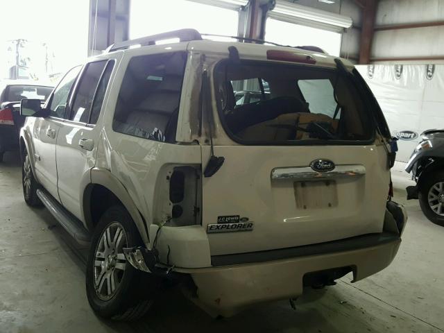 1FMEU64E18UA66284 - 2008 FORD EXPLORER E WHITE photo 3