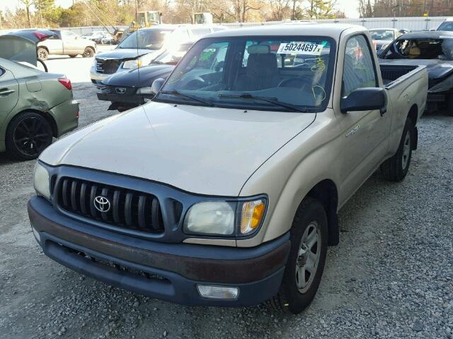 5TENL42NX3Z232493 - 2003 TOYOTA TACOMA TAN photo 2