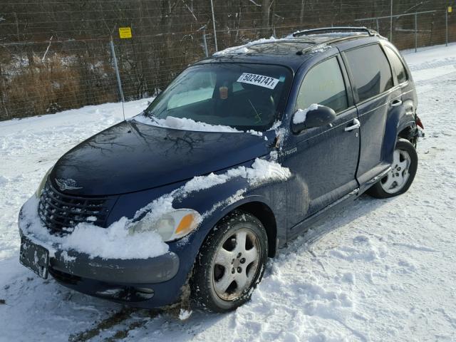 3C8FY4BB61T641858 - 2001 CHRYSLER PT CRUISER BLUE photo 2