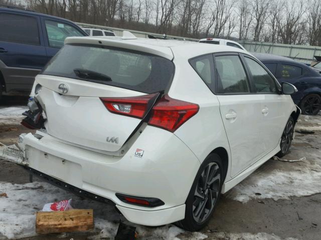 JTNKARJE3GJ506913 - 2016 TOYOTA SCION IM WHITE photo 4