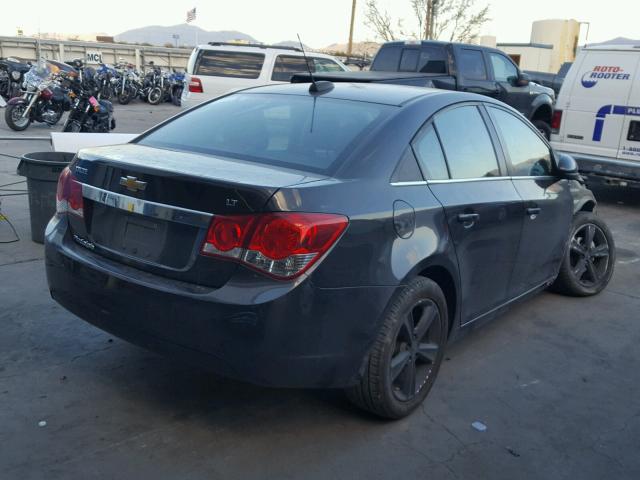 1G1PE5SB0F7298389 - 2015 CHEVROLET CRUZE LT CHARCOAL photo 4