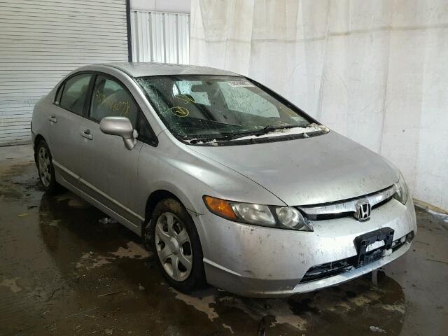 2HGFA16508H322551 - 2008 HONDA CIVIC LX SILVER photo 1