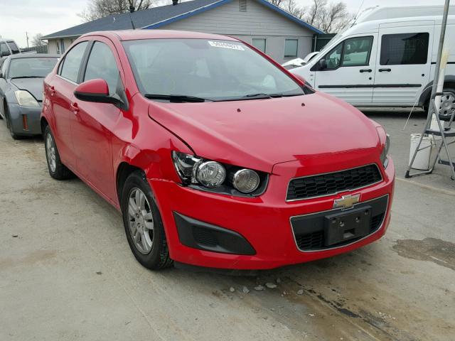 1G1JC5SH9D4100648 - 2013 CHEVROLET SONIC LT RED photo 1