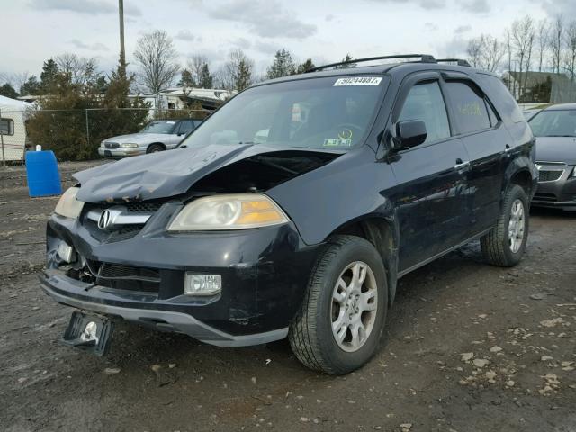 2HNYD18804H511632 - 2004 ACURA MDX TOURIN BLACK photo 2