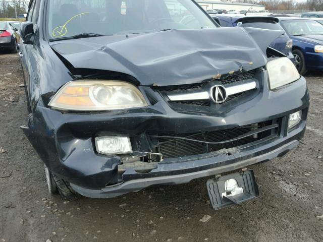 2HNYD18804H511632 - 2004 ACURA MDX TOURIN BLACK photo 9