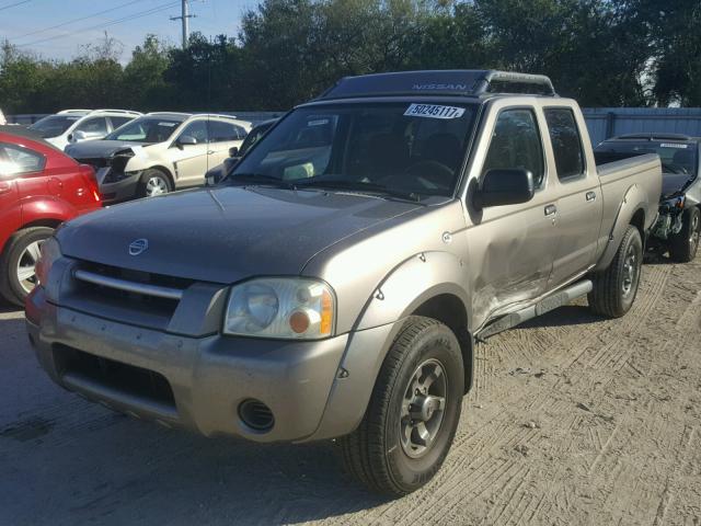 1N6ED29X03C416572 - 2003 NISSAN FRONTIER C SILVER photo 2