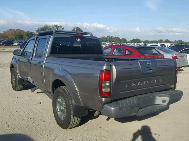 1N6ED29X03C416572 - 2003 NISSAN FRONTIER C SILVER photo 3