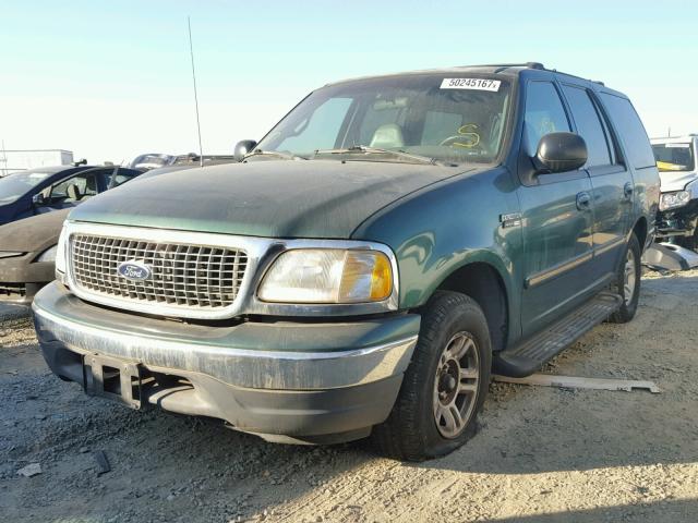 1FMRU1761XLB56547 - 1999 FORD EXPEDITION GREEN photo 2