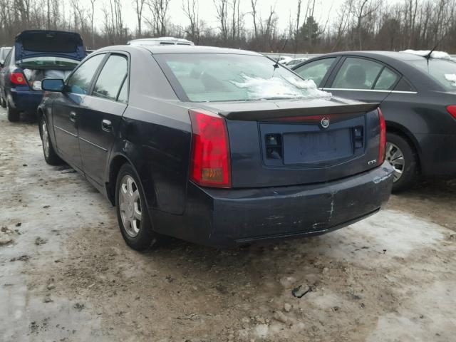 1G6DM57N730147198 - 2003 CADILLAC CTS BLUE photo 3